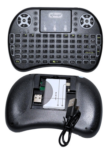 Mini Teclado Sem Fio Touchpad Knup Modelo Kp-2048