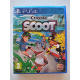 Crayola Scoot Ps4 Mídia Física Seminovo + Nf Jogo Original