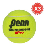 Pelota Tenis Penn Tournament Pro X 3u Premium Profesional