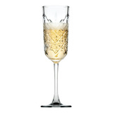Juego De 12 Copas Champagne De Vidrio Timeless Pasabahce 