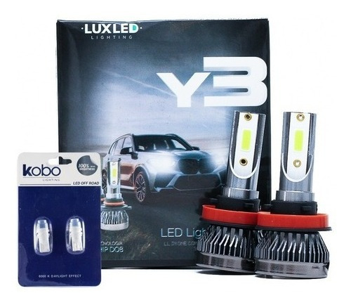 Kit Cree Led H1 H4 H7 H11 Nuevo Chip Dob Y3 + 2 Led Posición