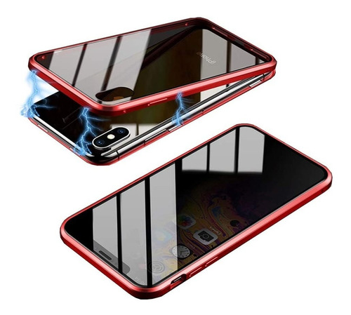 Funda Para iPhone 7 iPhone 8 Magnetica Protector De Aluminio