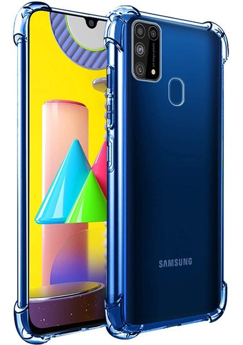 Carcasa Para Samsung Galaxy M31 Silicona Antigolpes + Vidrio