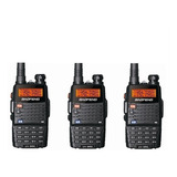 Pack 3 Radios Walkie Talkie Portatil Baofeng Vhf/uhf Uv5rc