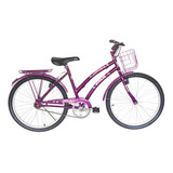 Bicicleta Infantil Calil Cindy Aro 24 Feminina - Violeta