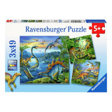 Ravensburger 3 Rompecabezas Mundo De Los Dinosaurios 49 Pza