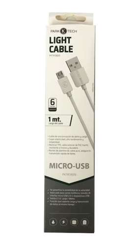 Cable De Datos Cargador Entrada Micro Usb