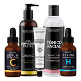 Limpiador + Tonico + Serum C + Suero Ah + Contorno De Ojos