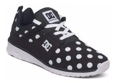 Zapatillas Dc Shoes Mod Heathrow Negro Lunares! Mujer 