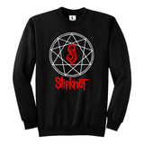 Buzo Clasico Slipknot - Logo Circulo - Friza Premium 