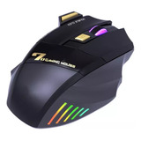 Mouse Gamer  7 Botões 3200dpi Sem Fio Games Fps Moba Design