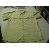 Camisa Tactica Trekking Mujer Columbia Talla M Verde Amarill