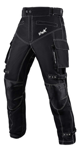 Pantalon Para Motocicleta Impermeable, 32w X 30l Negro Mixto