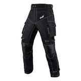 Pantalon Para Motocicleta Impermeable, 32w X 30l Negro Mixto