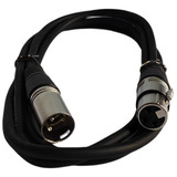 Cable Profesional Pro Audio Canon Xlr 1,8 Mts Negro