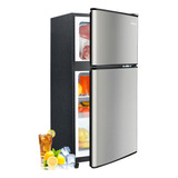 Anypro Mini Refrigerador De 3.2 Pies Cubicos Con Congelador,