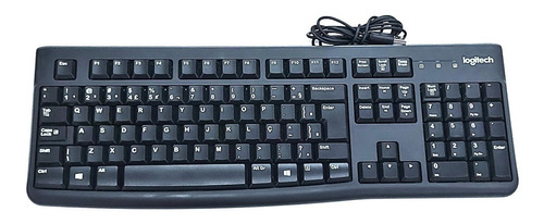 Teclado Logitech K120 Qwerty Português Brasil - Com Avaria