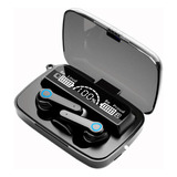 Audífonos In-ear Inalámbricos Bluetooth M19 Negro Luz Led