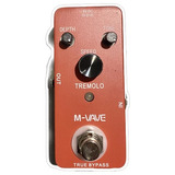 M-vave Pedal De Guitarra Efecto Tremolo  Naranja True Bypass