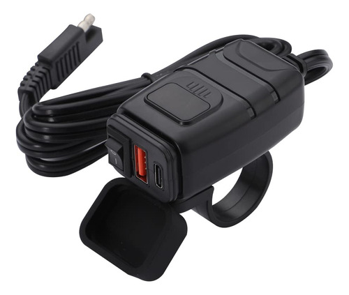 Cargador De Teléfono Para Motocicleta Usb, 6.4 A, Doble Us.