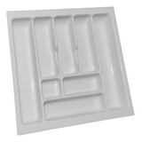 Cubiertero Plástico Blanco Para Cajón Modulo 60 51x47 Cm 