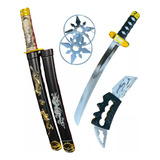 Set Ninja De Armas Espada Con Funda Arco Flechas Katana 