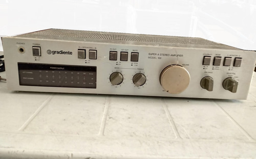 Amplificador Gradiente Super A Stereo Model 166 Vintage