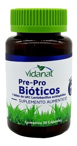 Suplemento En Cápsulas Vidanat Pre - Bióticos Minerales/vitaminas En Frasco