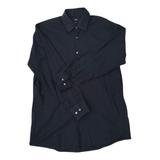 Camisa Hugo Boss Negra Para Hombre 