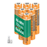 Hhr4dpa Batería Recargable Nimh Aaa Panasonic 1.2v 700...