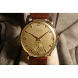 Hermoso Reloj Invicta De Luxe '53 Antiguo Oro Plaque18k Joya