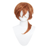 Peluca Corta Para Cosplay De Anime Para Hombre, Cabello Huma