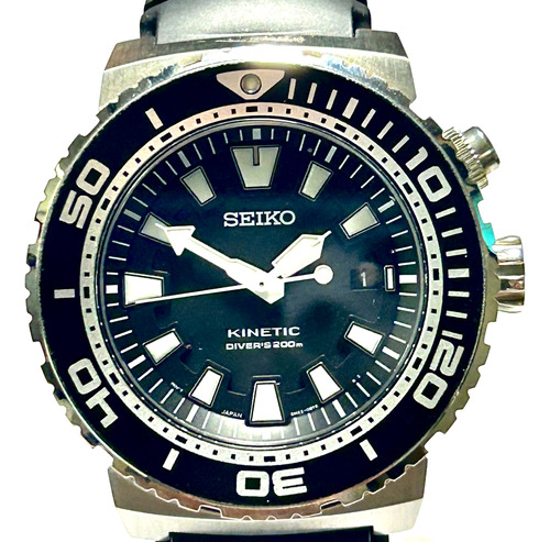 Reloj Seiko Kinetic Hombre Divers 200m.acero Ref.ska383p2