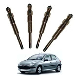 Juego Calentadores Peugeot 206 1.9 Diesel Dw8