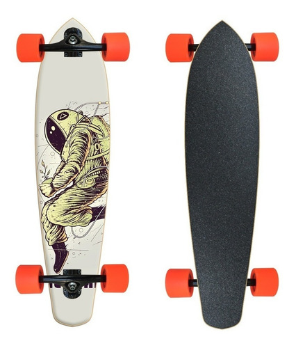 Skate Longboard Ja Montado Pgs - Original Vários Desenhos