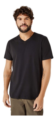 Camiseta Hering Gola V - Manga Curta - Masculina - Loja