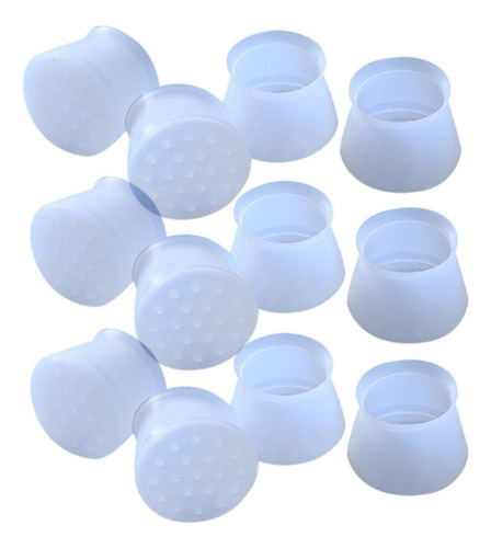 12pctable Cadeira Perna Silicone Cap Pad Móveis Mesa Fe