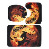 Alfombrilla For Halloween Inodoro Three Unites/juego De A