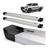 Estribo Aluminio Prime Natural Hilux Dupla 2020 Promoção