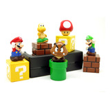 Figuras De Super Mario Bros Y Sus Personajes - 5 Figuritas