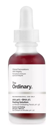 The Ordinary Aha30%+bha2% Peeling Solution Exfoliant/reparad