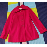 Abrigo Nicholas En Color Rojo, Talla M