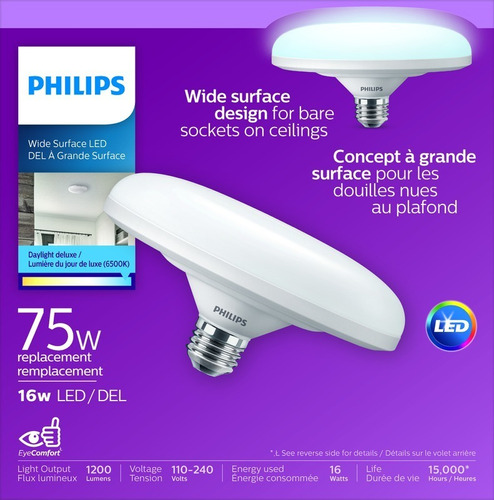 Foco Led Philips Ufo - Superficie Amplia Color De La Luz Blanco Frío