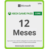 Xbox Game Pass Core 12 Meses - Xbox One Series Xs 