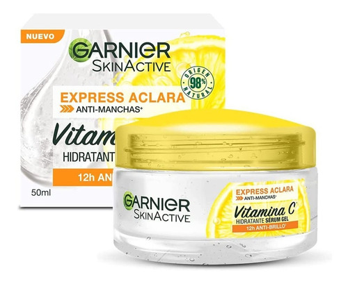Gel Serum Hidratante Garnier Express Aclara Vitamina C 50ml