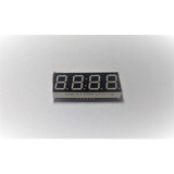 Display Led 7 Segmentos 4 Digitos Reloj 14mm Cc Rojo 12 Pin