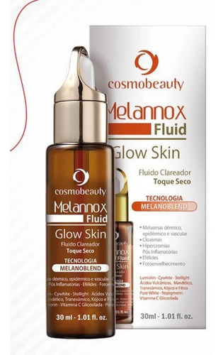 Melannox Fluid Glow Skin Fluido Clareador 30ml