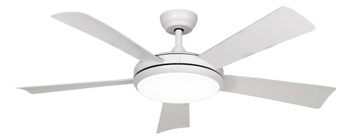 Ventilador Techo Led Blanco 5 Aspas Frio Calor 522a Lk