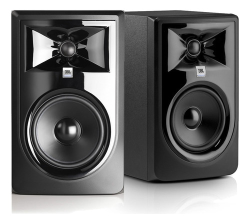 Par Monitores Estudio Jbl Lsr306 Mkii 6,5 112w (2un)