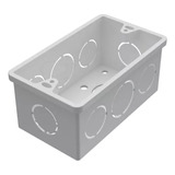 Caja Plastica Electrica 2x4 De Toma Corriente X12 Unds